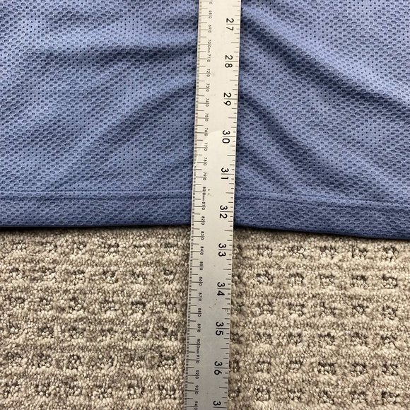 Playboy Golf Polo Shirt Men Extra Large XL Blue White Mesh Breathable Outdoor - Picture 14 of 14